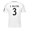 Original Trikotsatz Real Madrid E. Militao 3 Heimtrikot 2024-25 Für Kinder